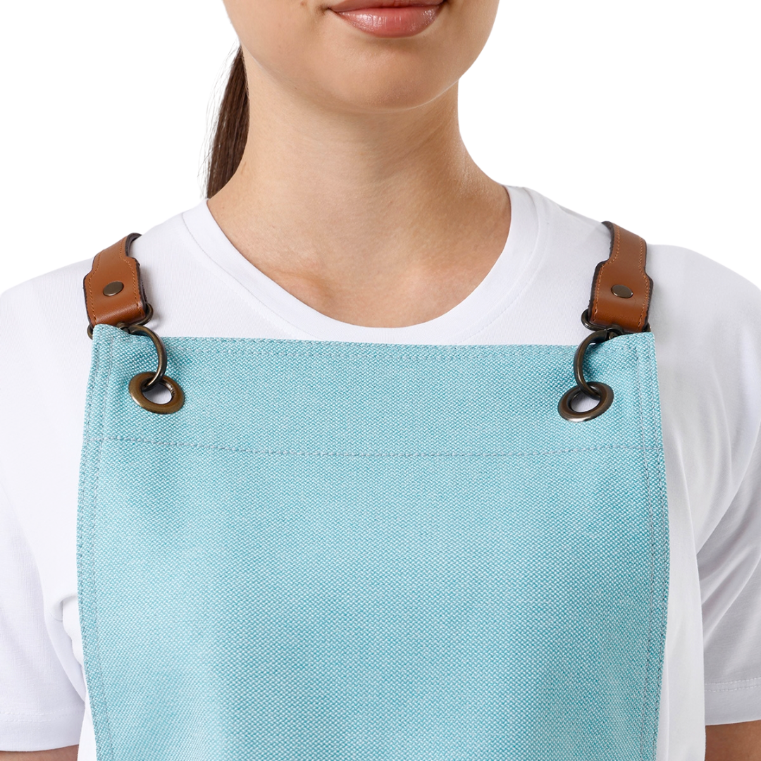Copenhagen apron in Turquoise – product photograph 2