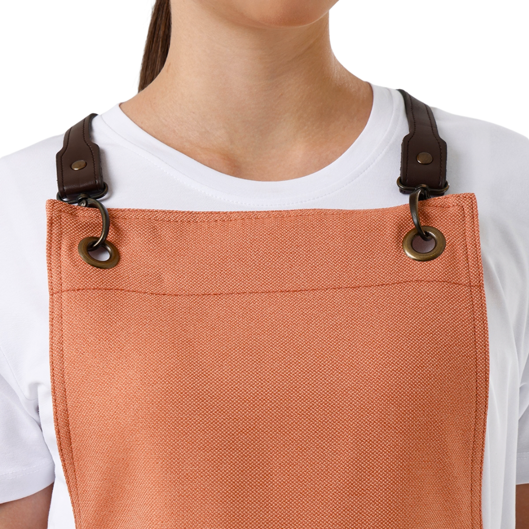 Copenhagen apron in Salmon Pink – product photograph 2