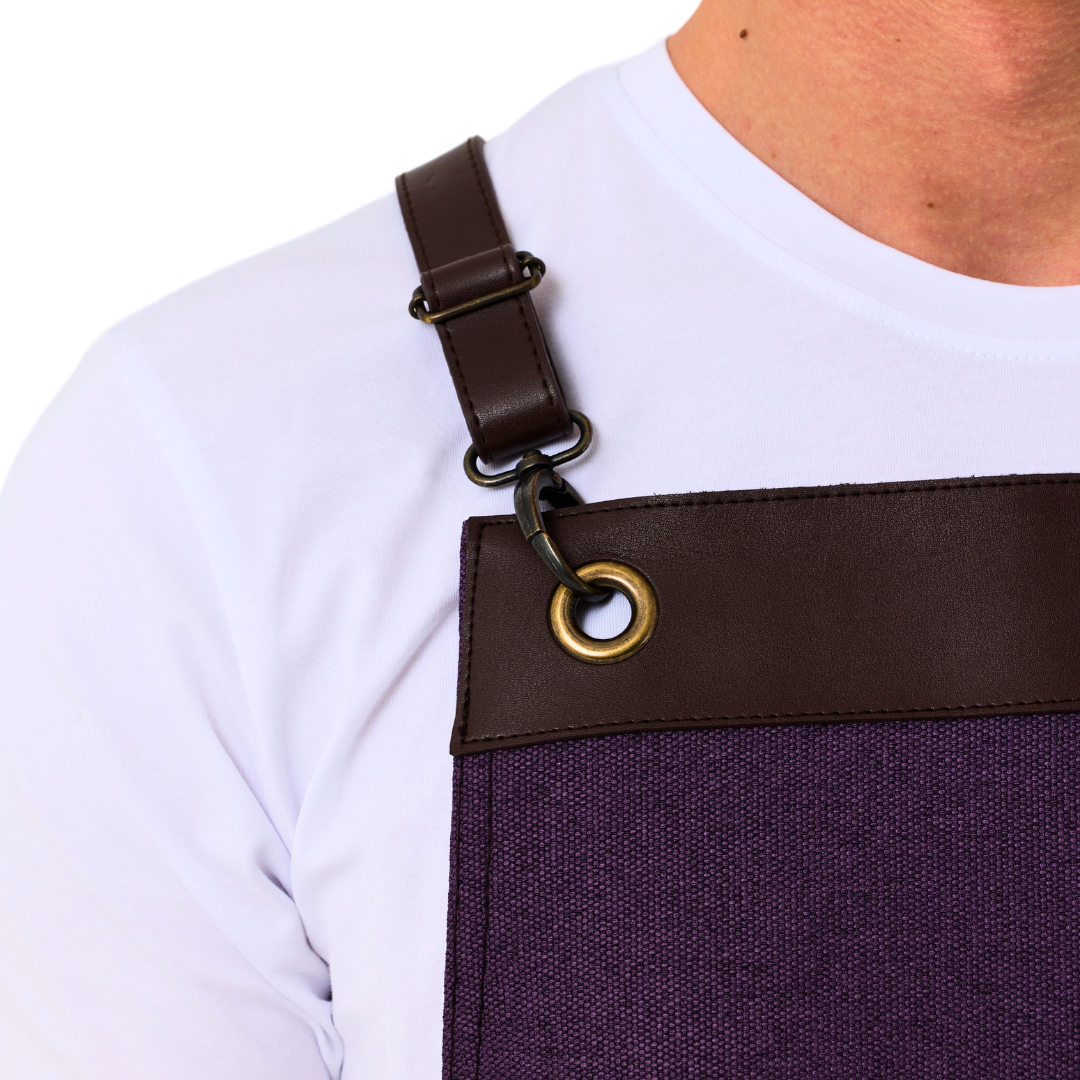 New York Apron - Royal Purple