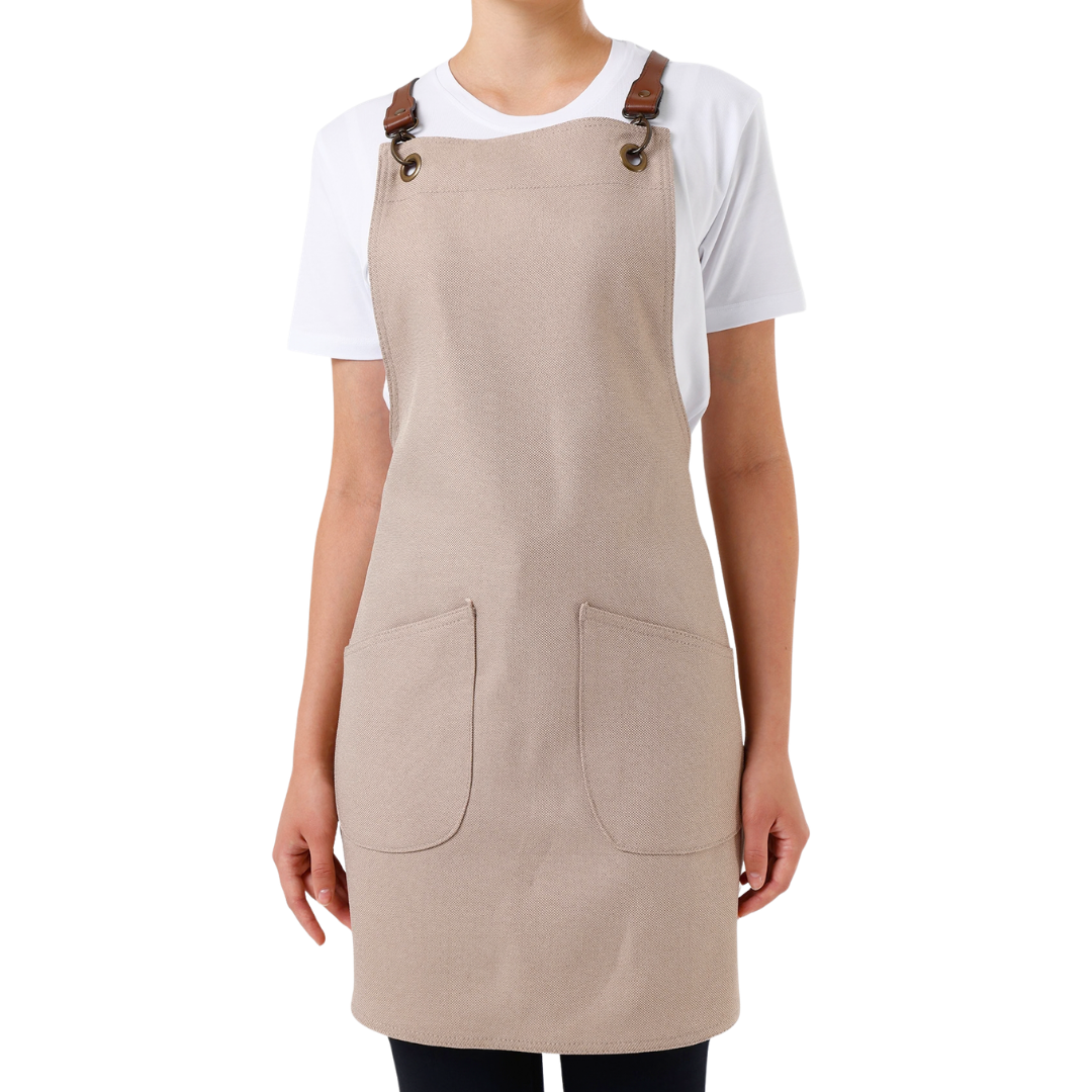 Copenhagen apron in Stone Beige – product photograph 1