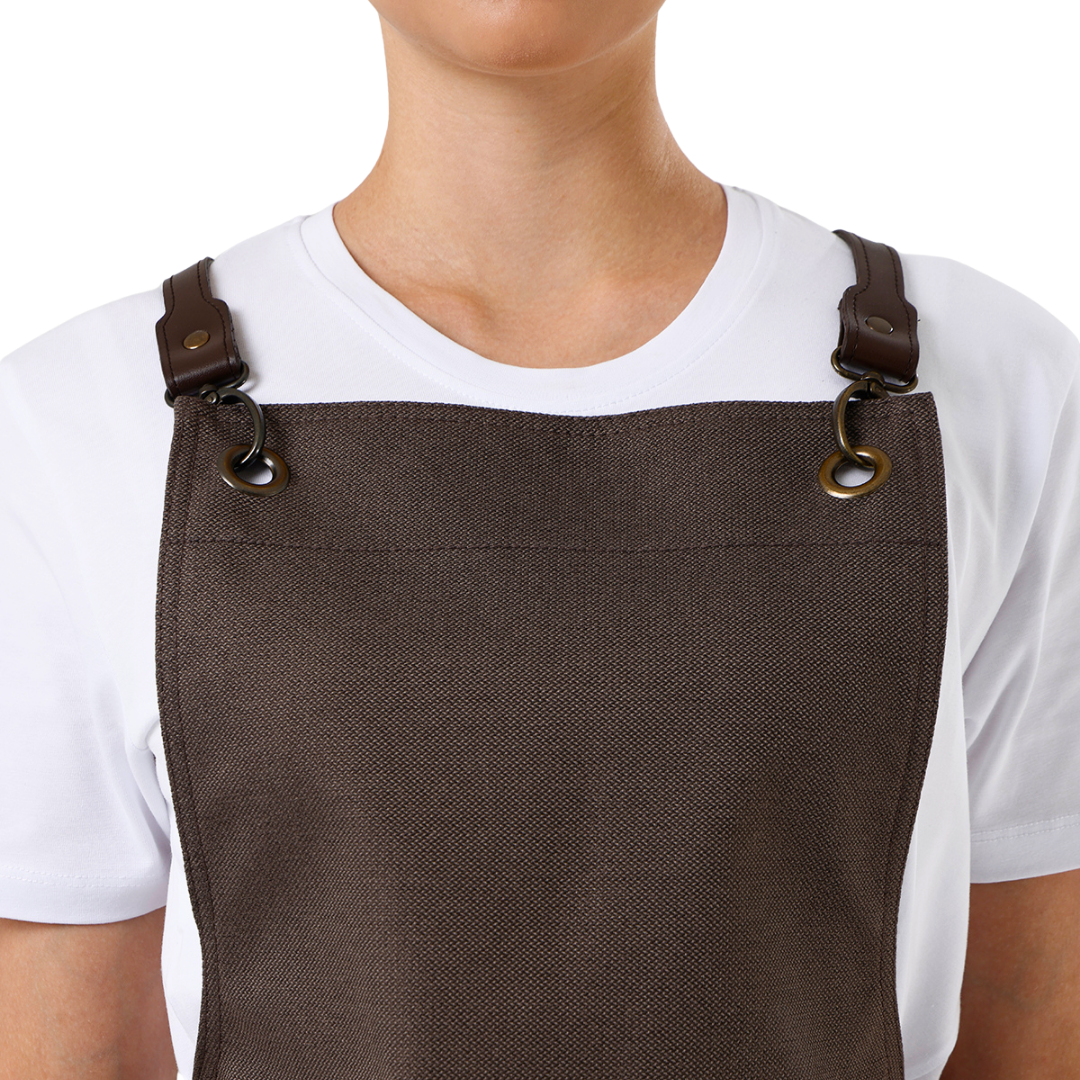 Copenhagen apron in Brown – product photograph 4