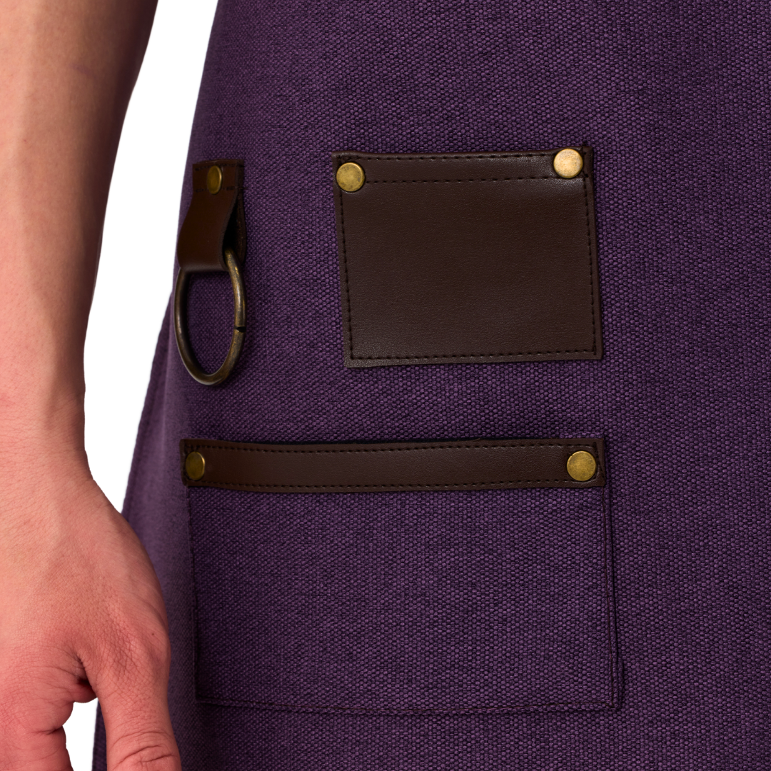 New York Apron - Royal Purple
