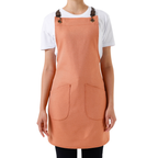 Copenhagen apron in Salmon Pink – product photograph 3