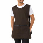 Milano brown professional apron – product photo 2