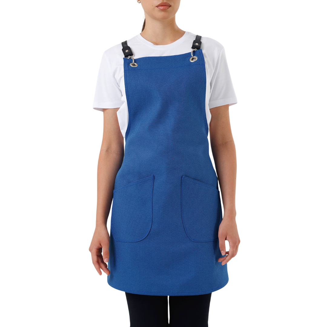 Copenhagen apron in Cobalt Blue – product photograph 3