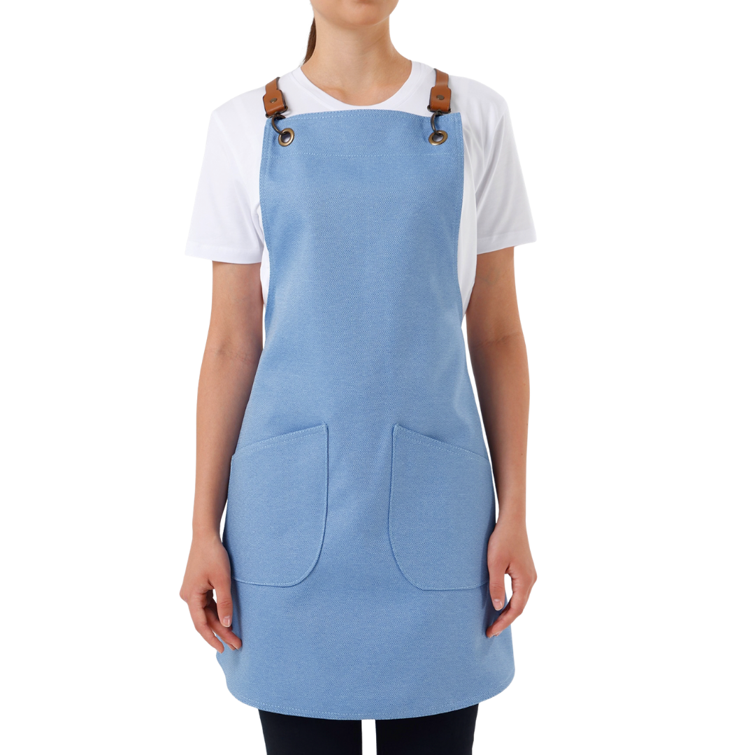 Copenhagen apron in Sky Blue – product photograph 3