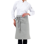 Light Grey Lisbon cotton waist apron, product view 3