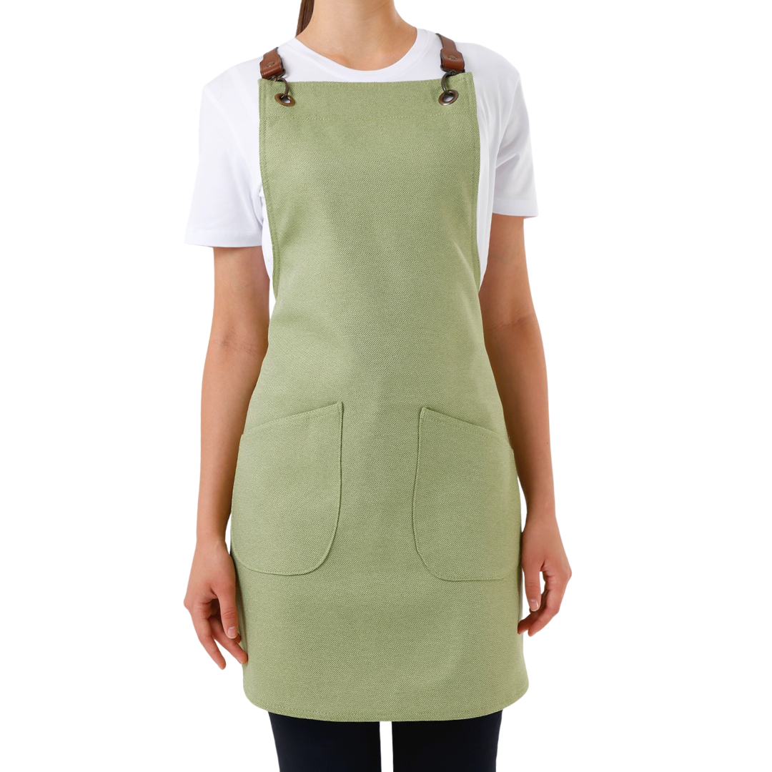 Copenhagen apron in Pistachio Green – product photograph 1