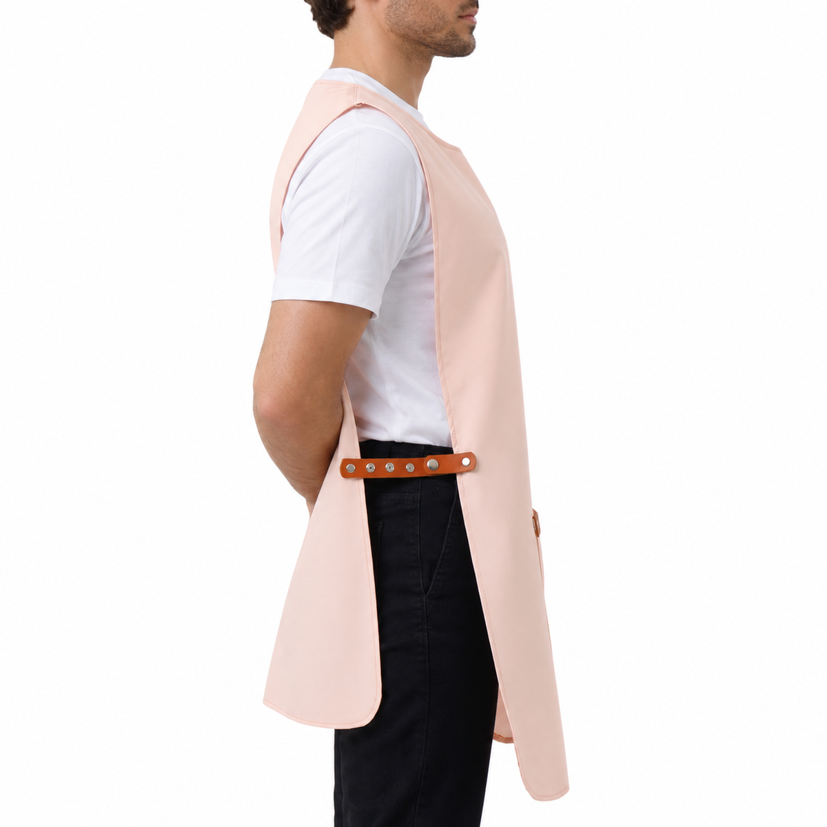 Milano dusty pink professional apron – product photo 3