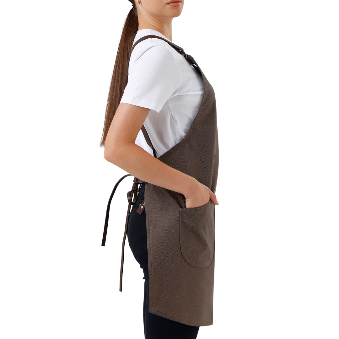 Copenhagen apron in Brown – product photograph 2