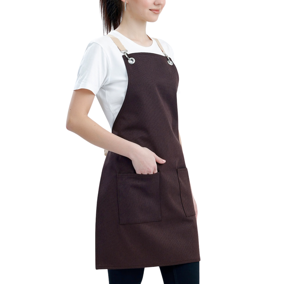 Berlin Apron - Chocolate Brown