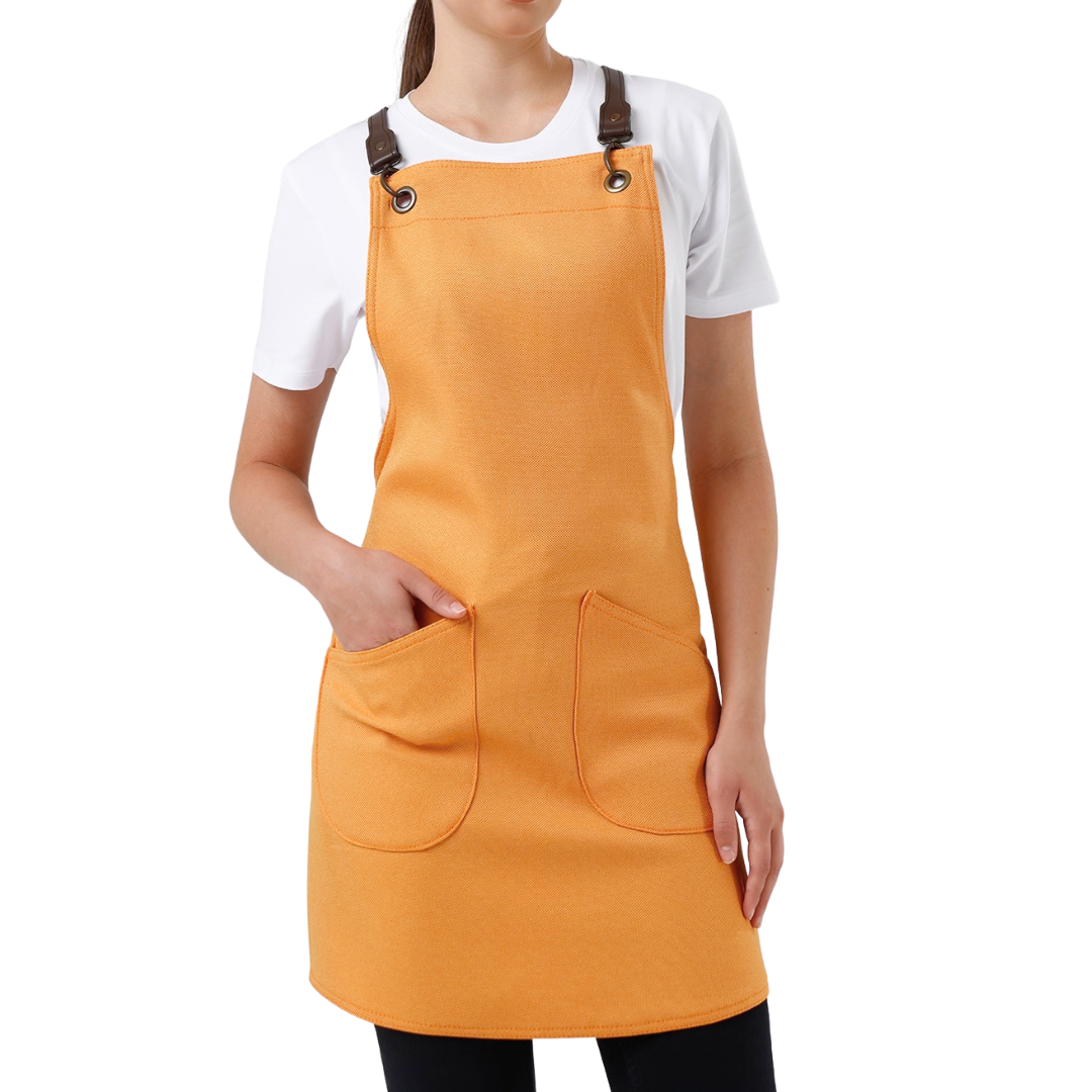 Copenhagen apron in Orange – product photograph 3