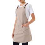 Copenhagen apron in Stone Beige – product photograph 3