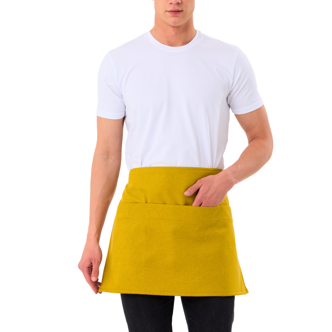 Stockholm Bistro Apron - Golden Yellow