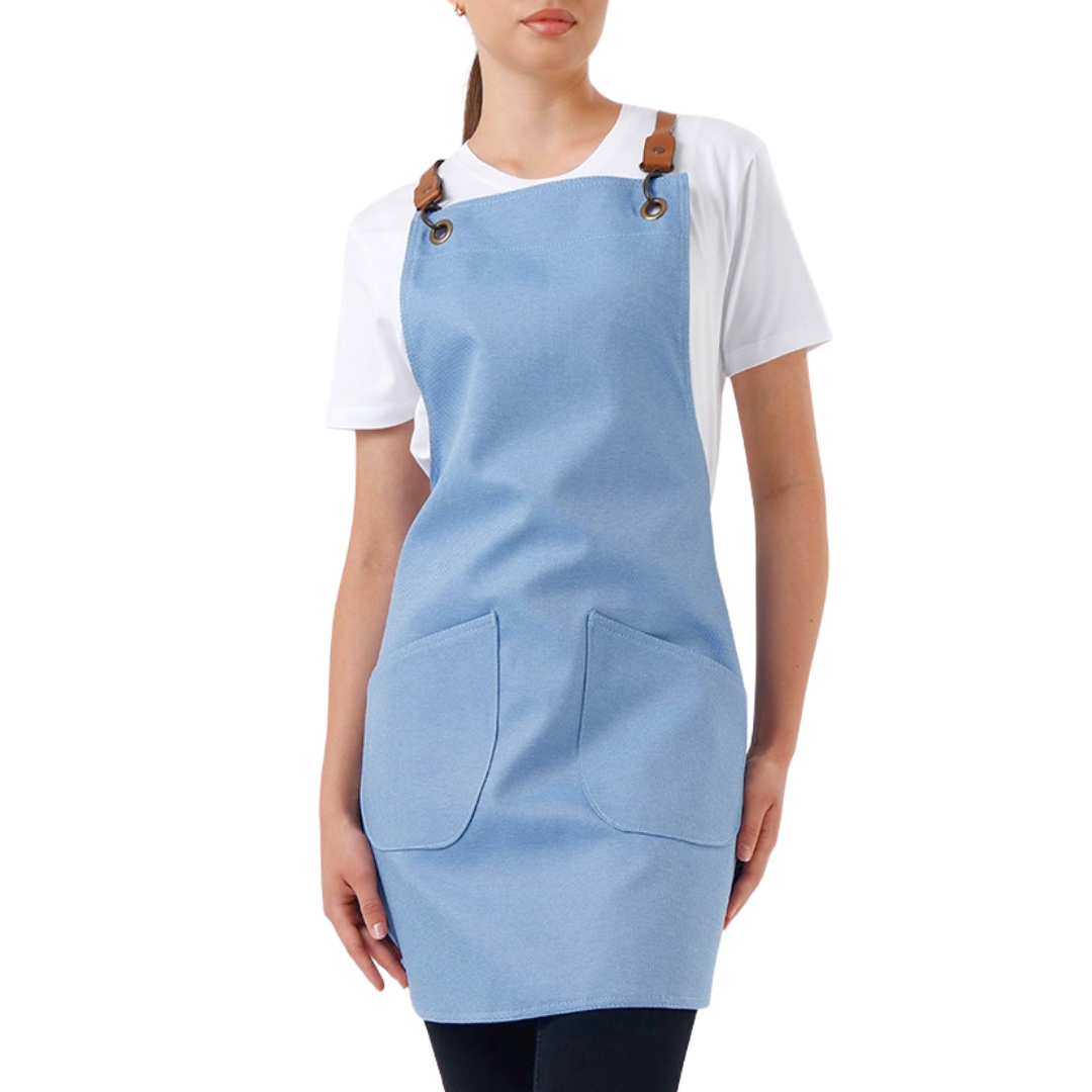 Copenhagen apron in Sky Blue – product photograph 1