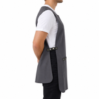 Milano dark grey professional apron – product photo 2