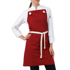 Basel apron in Burgundy – product photograph 1