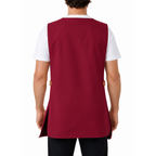 Milano burgundy professional apron – product photo 4