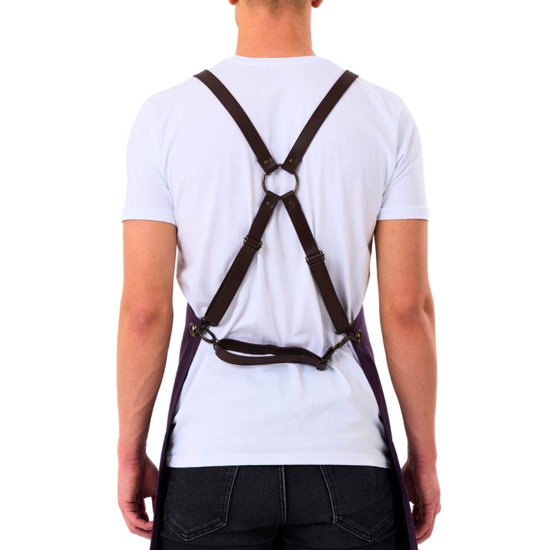 New York Apron - Royal Purple