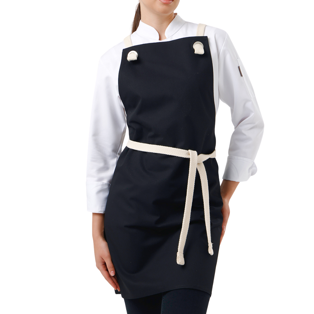 Basel apron in Black – product photograph 4
