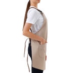 Copenhagen apron in Stone Beige – product photograph 4
