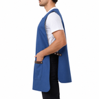 Milano blue professional apron – product photo 4