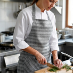 Patterned Aprons - Soft Check