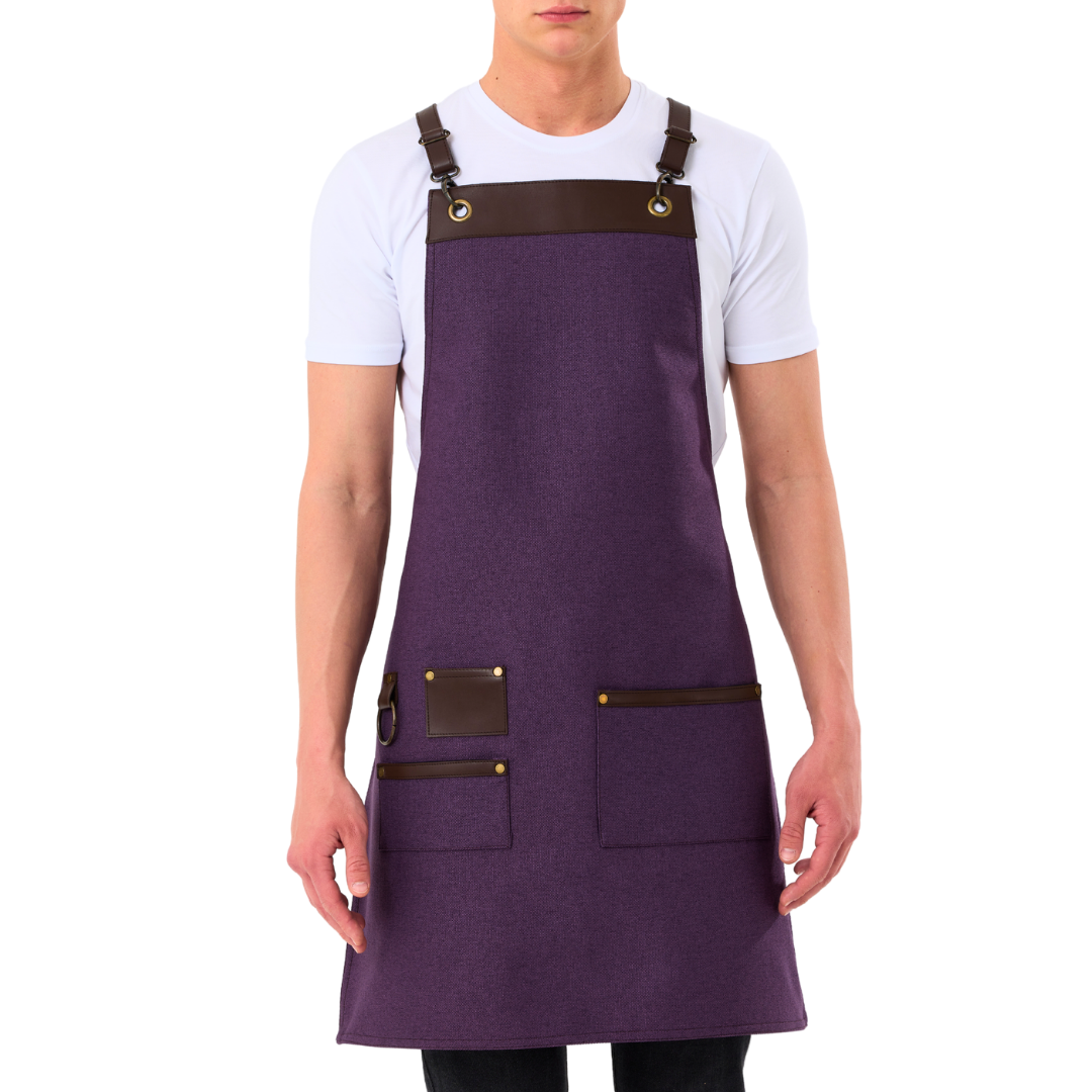 New York Apron - Royal Purple
