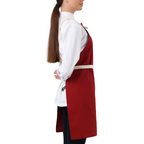 Basel apron in Burgundy – product photograph 5