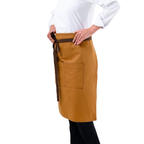 Caramel Lisbon cotton waist apron, product view 4