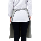 Light Grey Lisbon cotton waist apron, product view 5