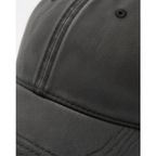 Washed Gabardine Cap - Charcoal