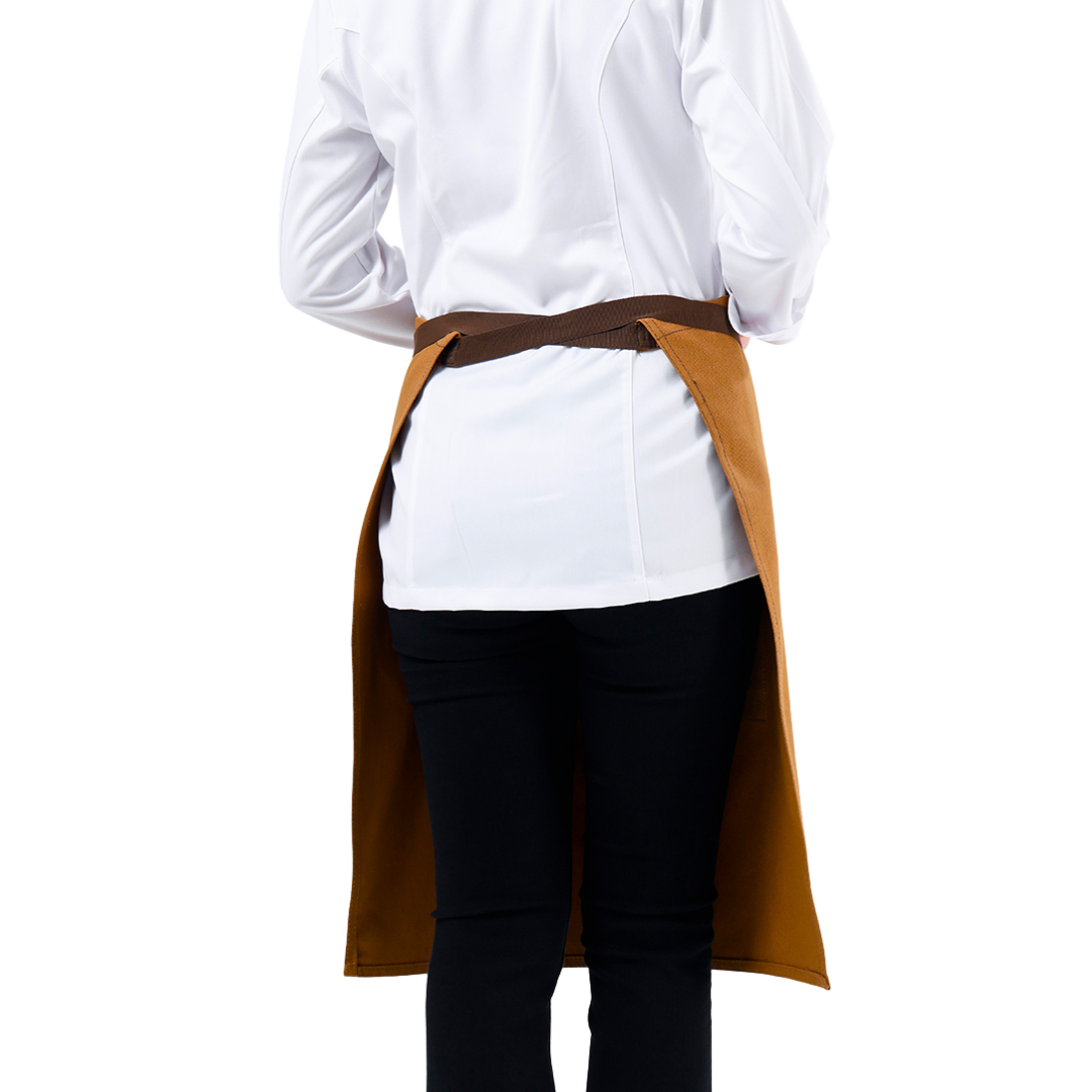 Caramel Lisbon cotton waist apron, product view 6