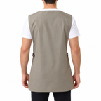 Milano light grey professional apron – product photo 4