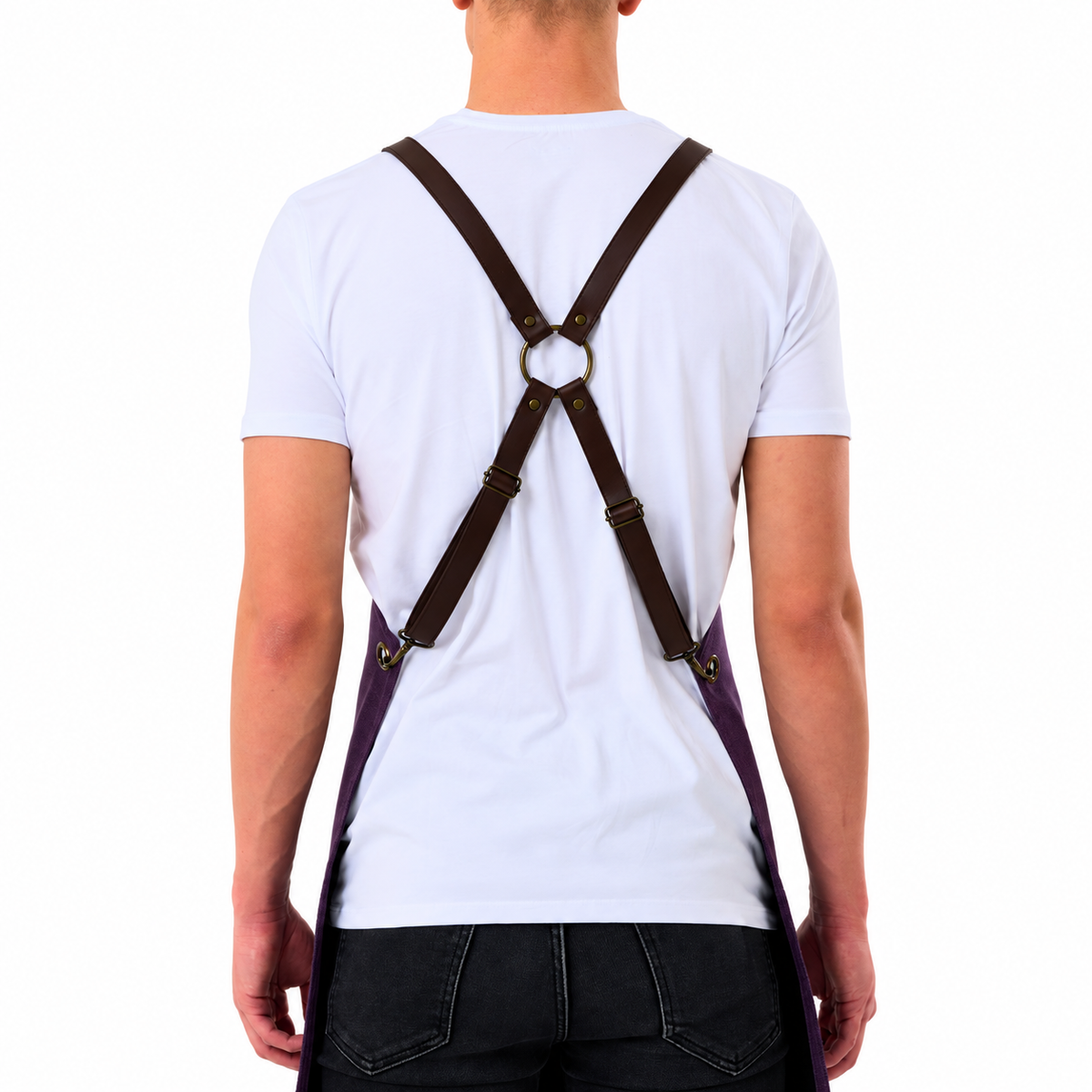 New York Apron - Royal Purple