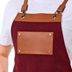 Amsterdam Apron - Burgundy Red