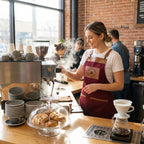 Amsterdam Apron - Burgundy Red