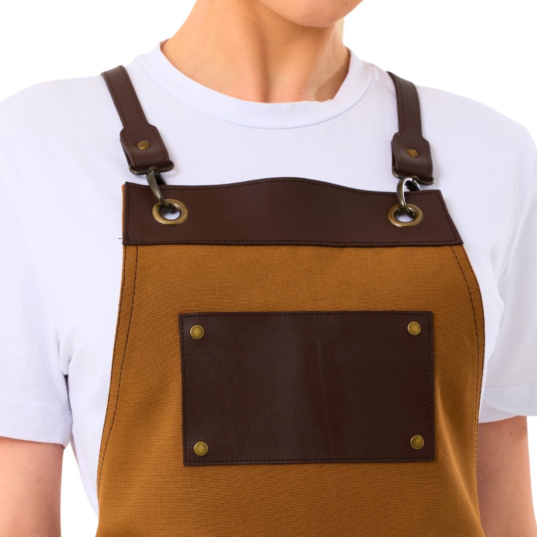 Amsterdam Apron - Caramel Brown