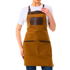 Amsterdam Apron - Caramel Brown