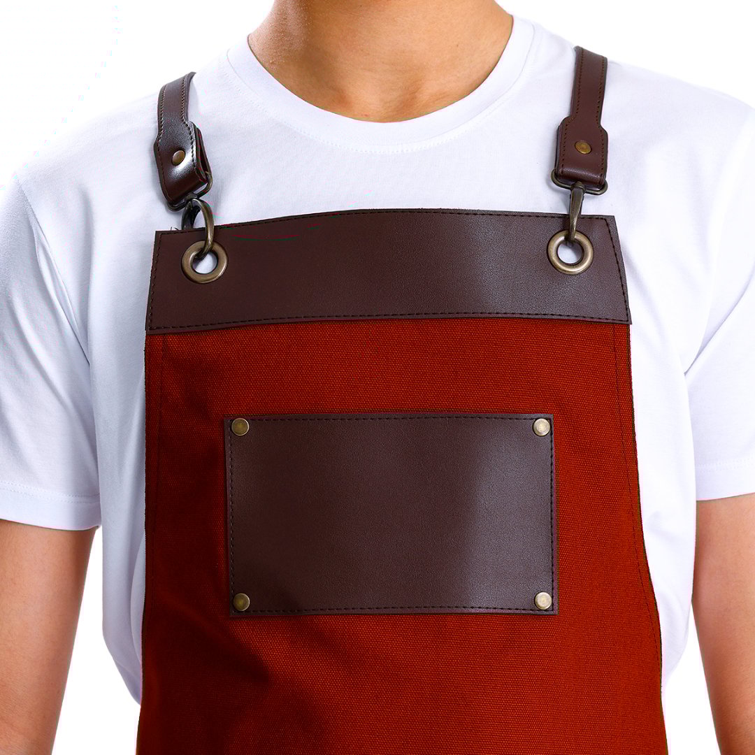 Amsterdam Apron - Deep Merlot