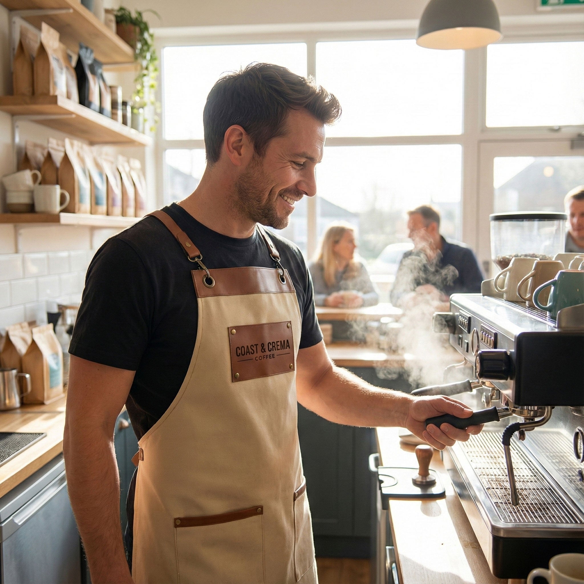 Amsterdam Apron - Ecru