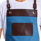 Amsterdam Apron - Steel Blue