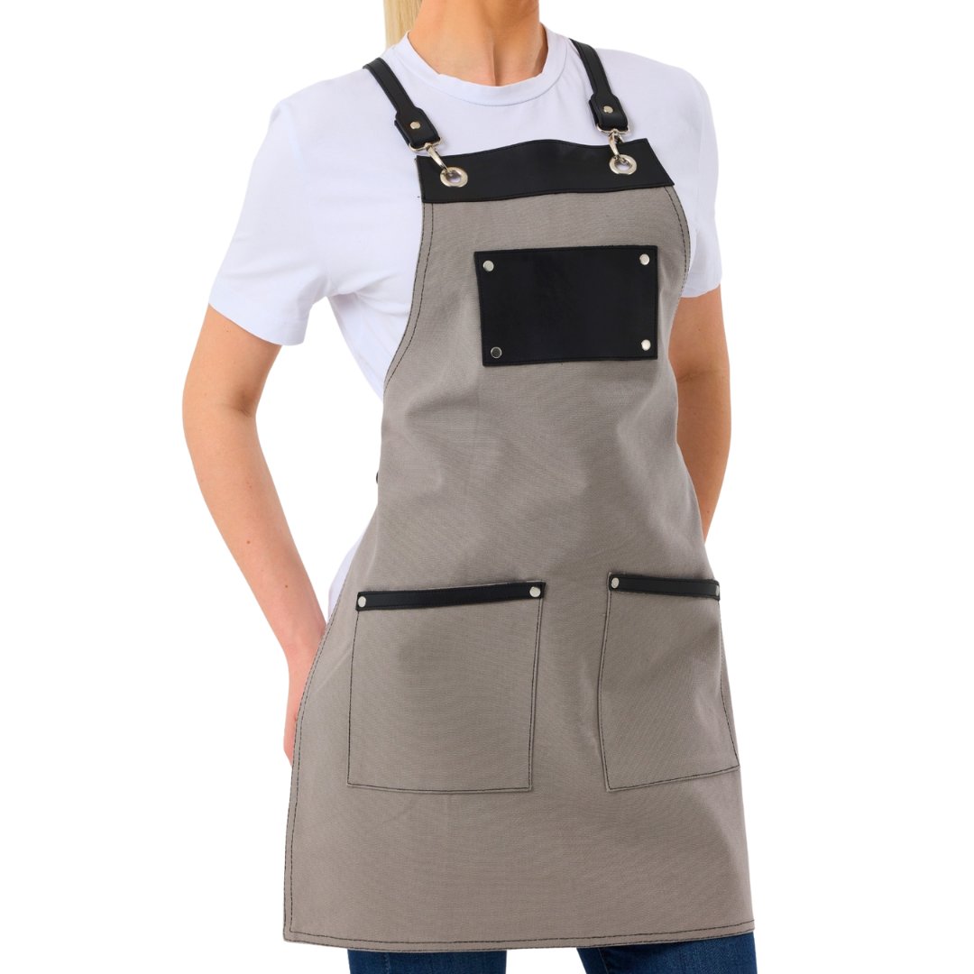 Amsterdam Apron - Stone Grey