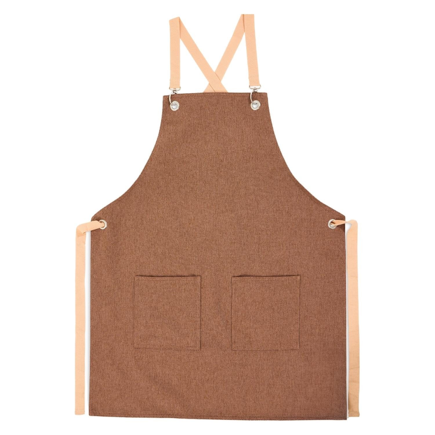 Berlin Apron - Caramel Brown