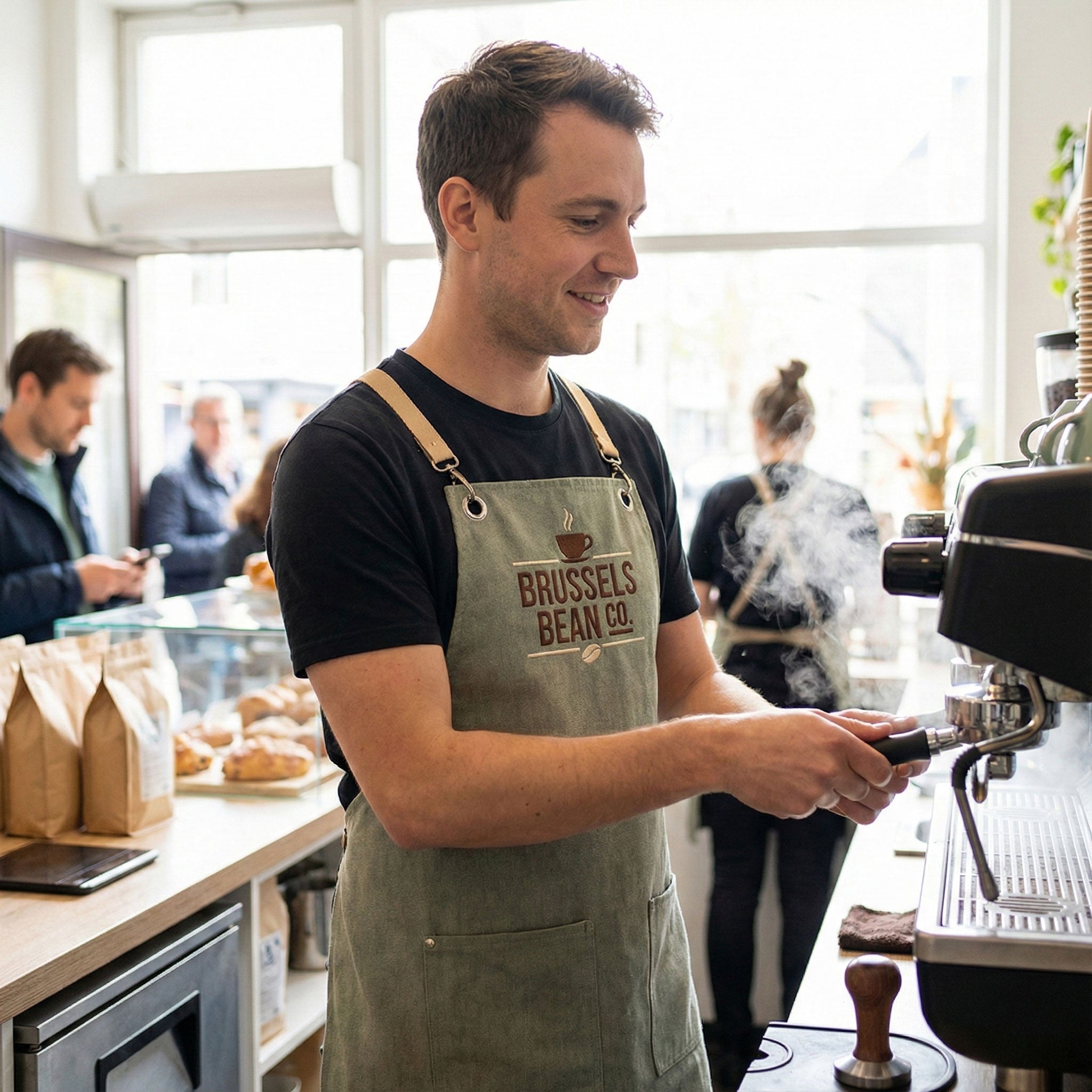 Berlin Apron - Sage Green