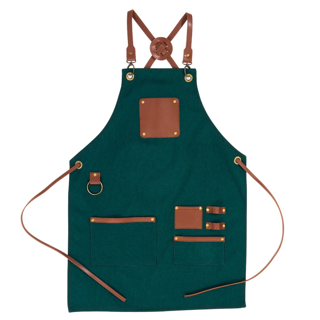 Istanbul Apron - Forest Green