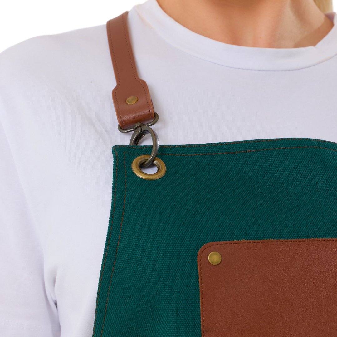 Istanbul Apron - Forest Green