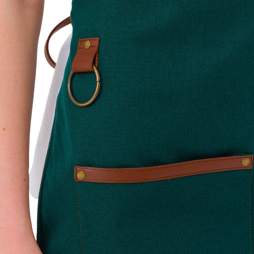 Istanbul Apron - Forest Green