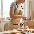 Istanbul Apron - Ivory Beige