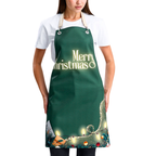 Winter Holiday Apron - Evergreen Glow